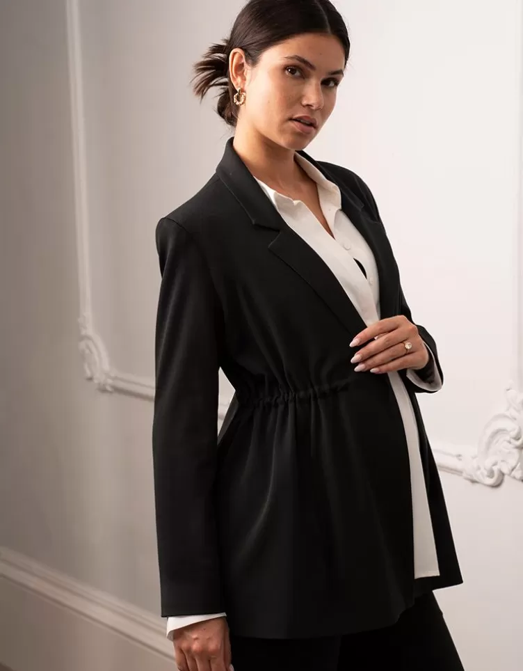 Seraphine All Nursing | Coats & Jackets*Black Maternity Blazer |