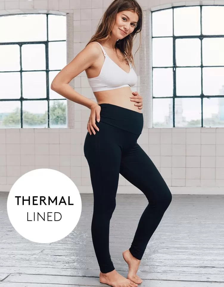 Seraphine Loungewear | Leggings & Tights*Black Thermal Maternity Leggings |