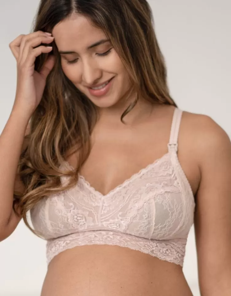 Seraphine All Nursing | Nursing Bras & Lingerie*Blush Lace Maternity & Nursing Bralette |