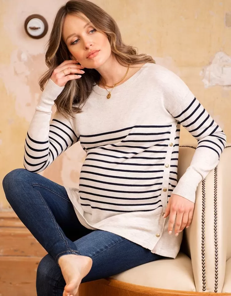 Seraphine All Nursing | Hoodies & Tops*Breton Maternity & Nursing Jumper |