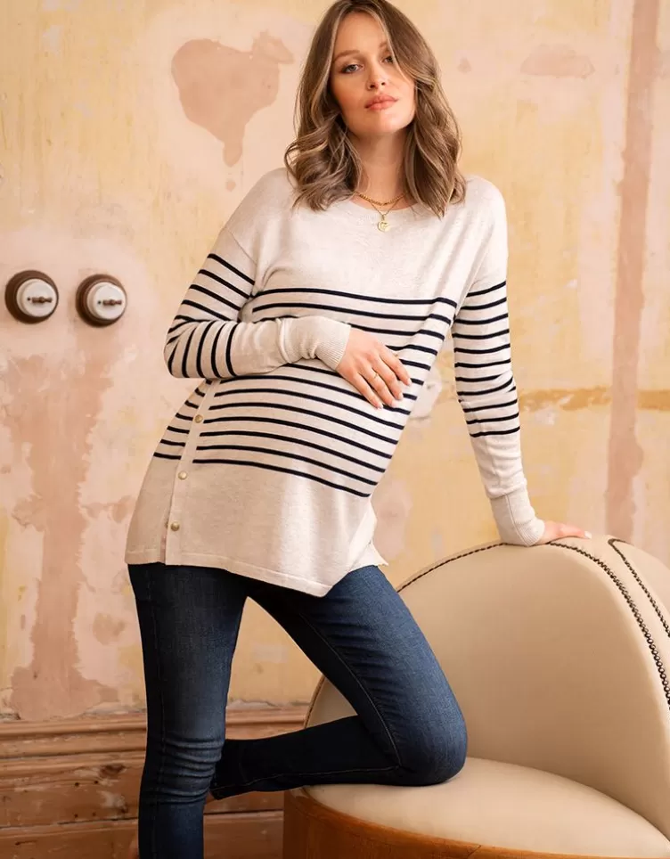 Seraphine All Nursing | Hoodies & Tops*Breton Maternity & Nursing Jumper |