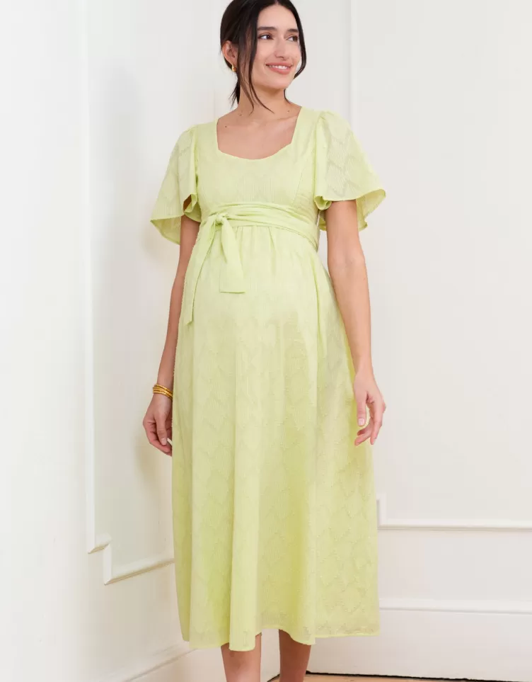 Seraphine All Nursing | Dresses*Cotton Broderie Maternity & Nursing Dress |