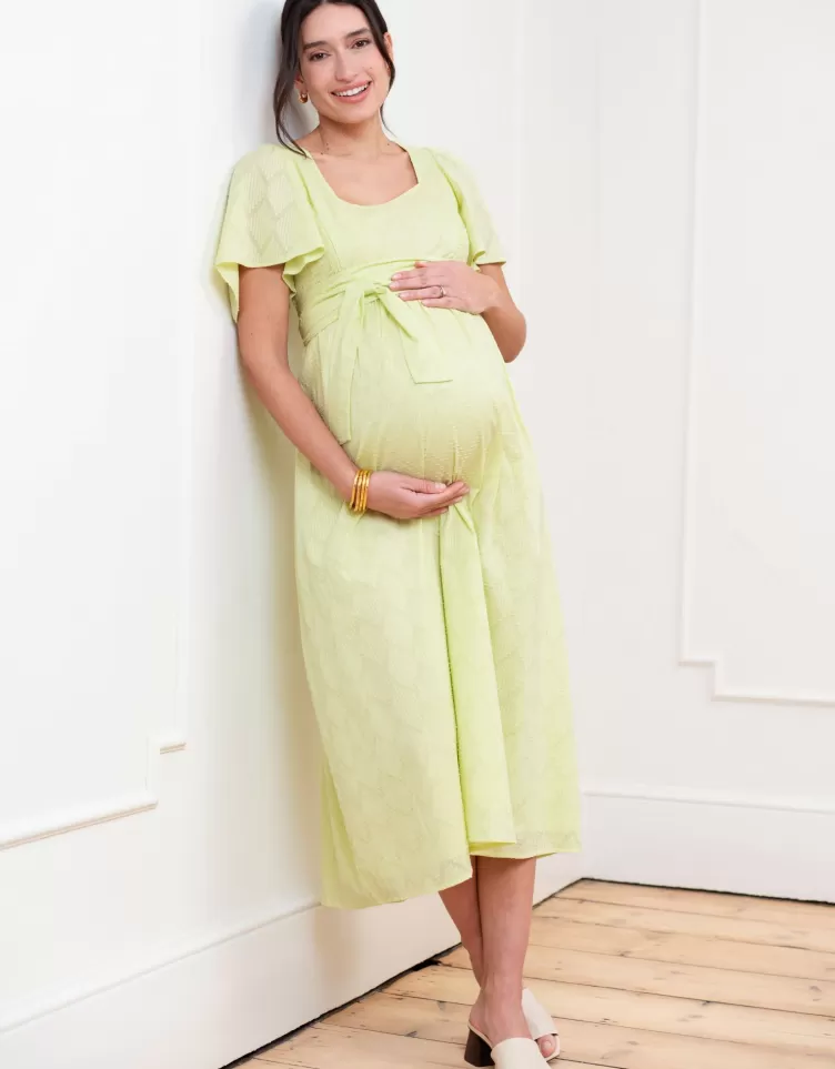 Seraphine All Nursing | Dresses*Cotton Broderie Maternity & Nursing Dress |