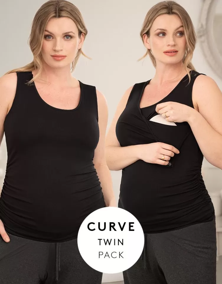 Seraphine All Nursing | Hoodies & Tops*Curve Maternity & Nursing Tops - Twin Pack |