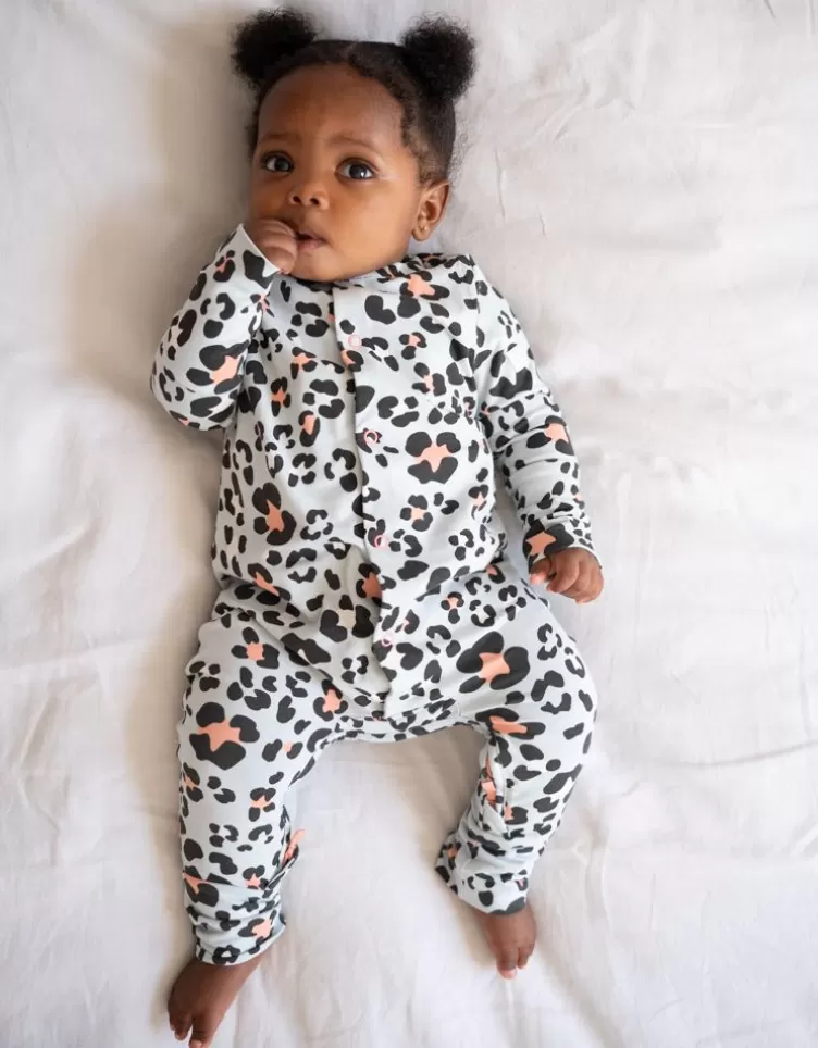 Seraphine CARIPOD™ | Gifts For Baby*Easy Zip Organic Cotton Sleepsuit – Animal Print |