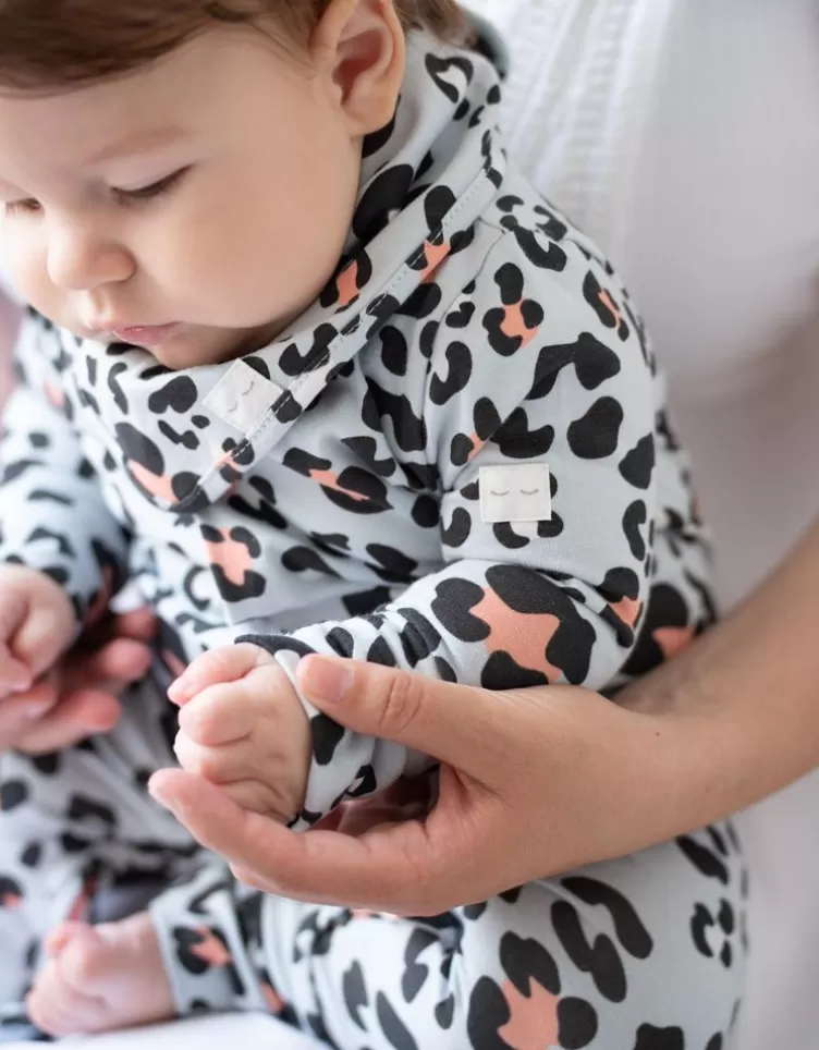 Seraphine CARIPOD™ | Gifts For Baby*Easy Zip Organic Cotton Sleepsuit – Animal Print |