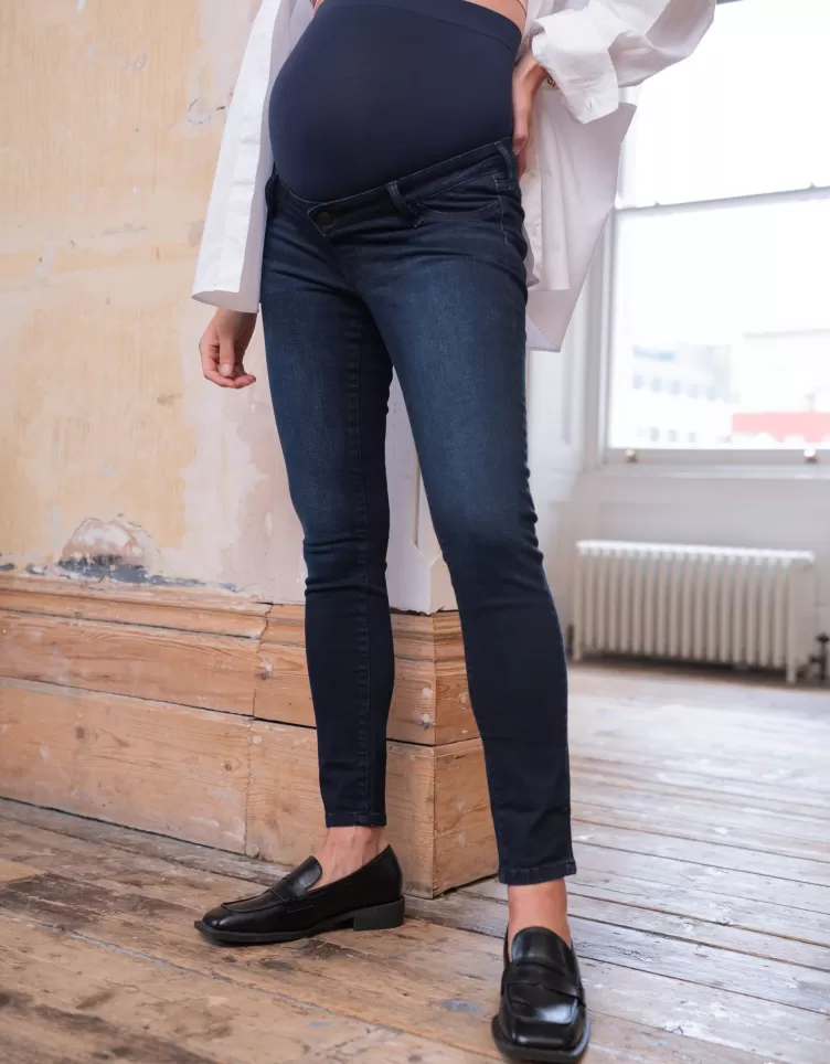 Seraphine Trousers & Skirts*Indigo Over Bump Skinny Maternity Jeans |