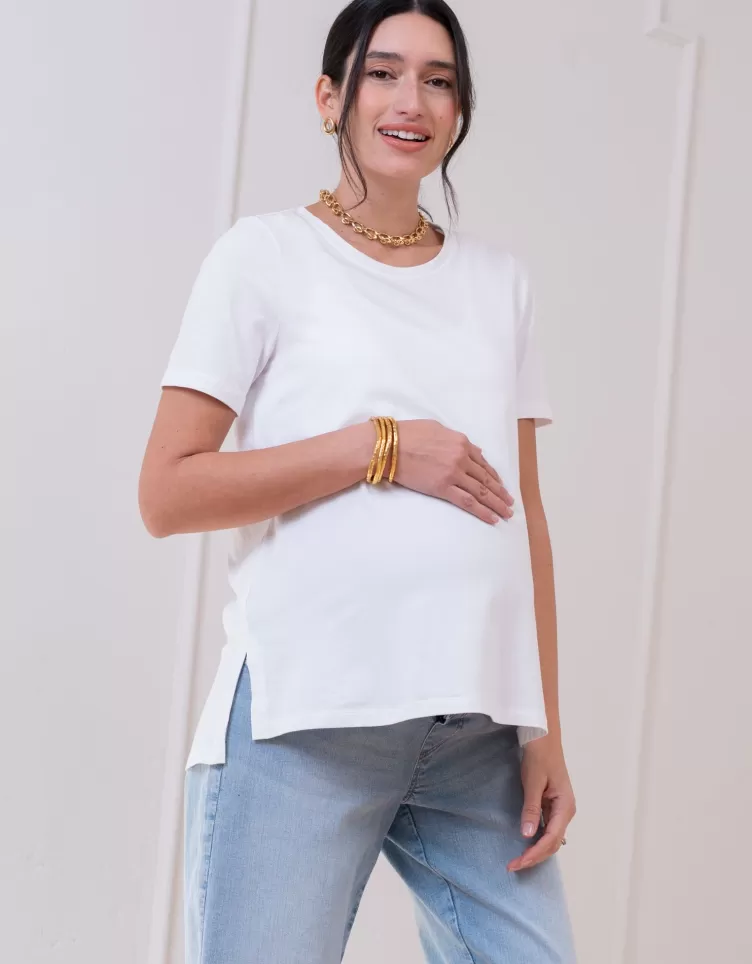 Seraphine Tops*Jersey Short Sleeve Maternity T-Shirt |