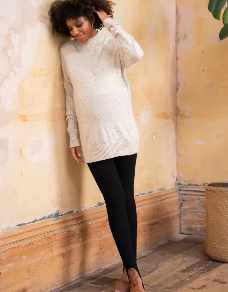 Seraphine All Nursing | Jumpers & Knitwear*Layered Cotton Blend Maternity & Nursing Jumper |