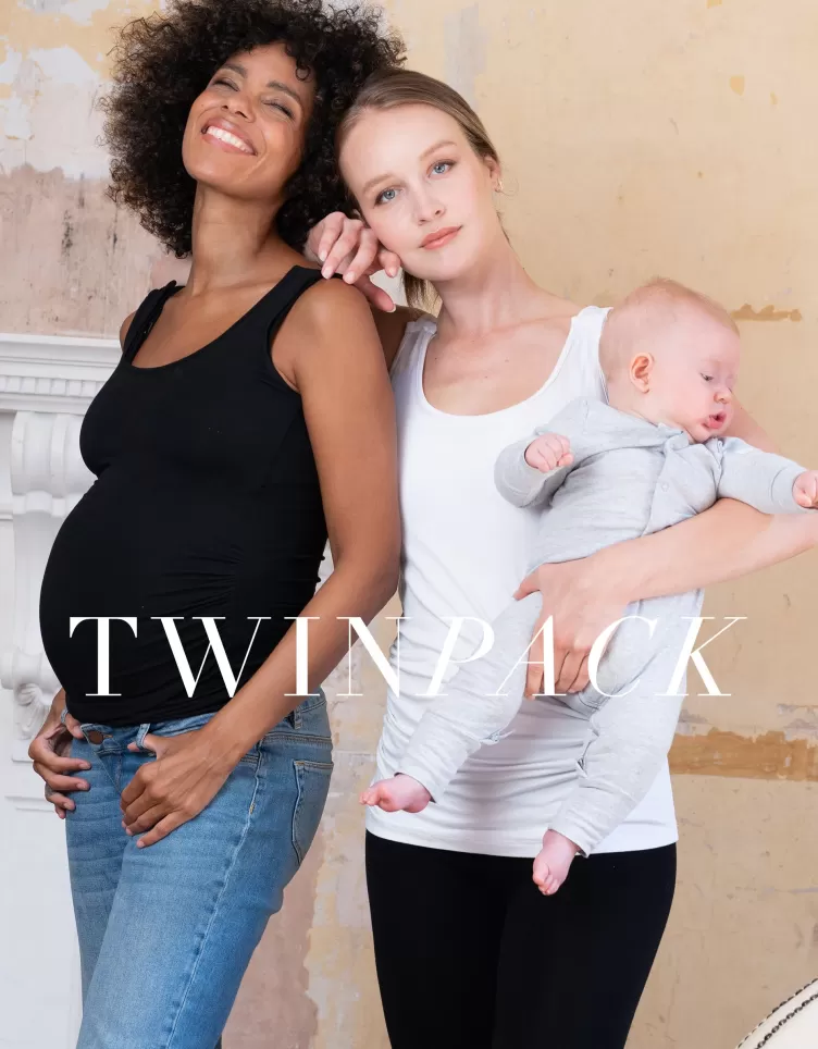 Seraphine All Nursing | Hoodies & Tops*Maternity & Nursing Tops - Twin Pack |