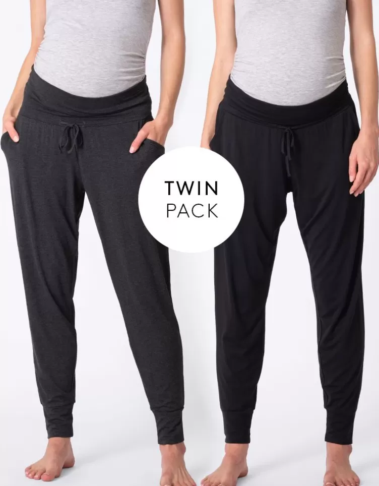 Seraphine All Nursing | Loungewear*Maternity Lounge Pants – Twin Pack