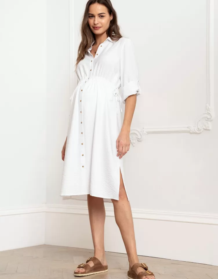 Seraphine Dresses*Maternity Shirt Dress |