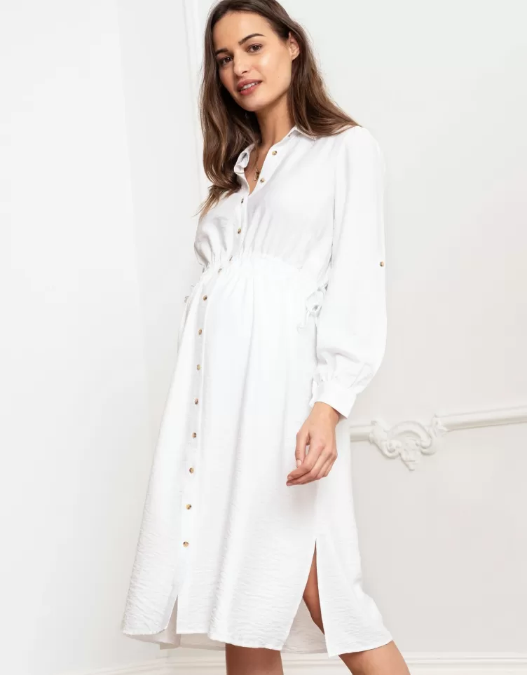 Seraphine Dresses*Maternity Shirt Dress |