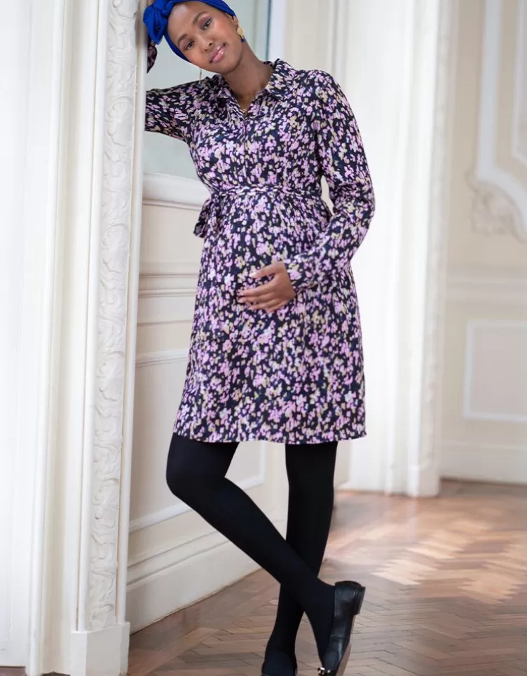 Seraphine All Nursing | Hoodies & Tops*Maternity to Nursing Belted Tunic – Floral Print |