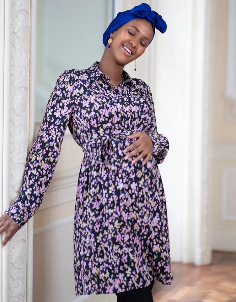 Seraphine All Nursing | Hoodies & Tops*Maternity to Nursing Belted Tunic – Floral Print |