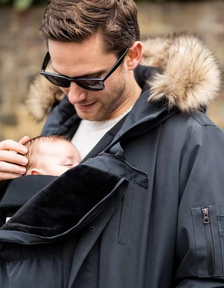 Seraphine Mens | Coats & Babywearing*Men's parka with baby pouch |