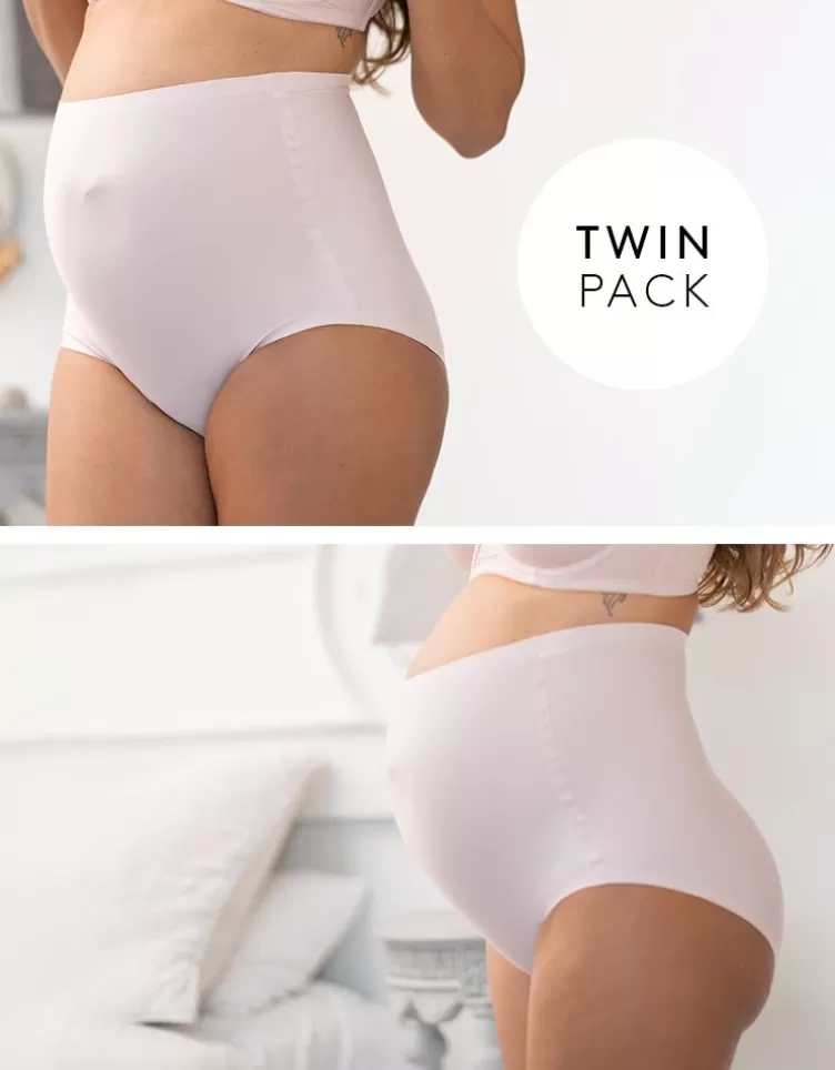 Seraphine All Nursing | Lingerie & Shapewear*No VPL Over Bump Maternity Briefs – Twin Pack |