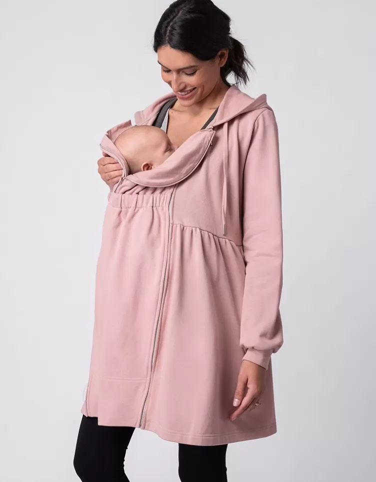 Seraphine CARIPOD™ | Coats & Babywearing*Pink 3 in 1 Maternity & Babywearing Hoodie Tunic |