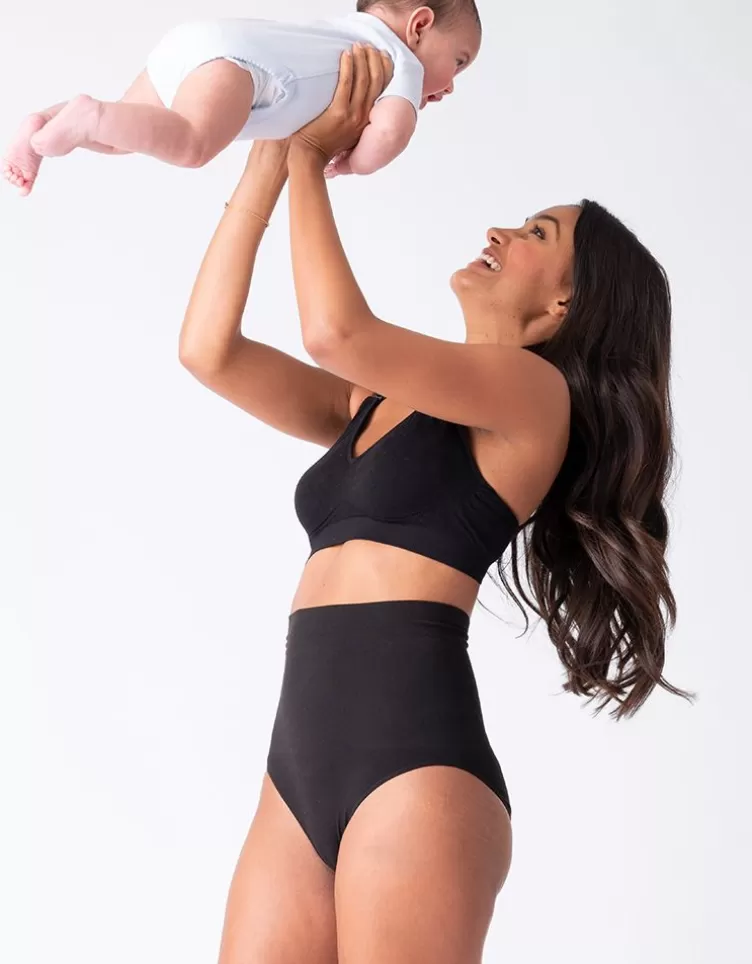 Seraphine Shaping & Clothing | All Nursing*Post Maternity Briefs Black & Terracotta |