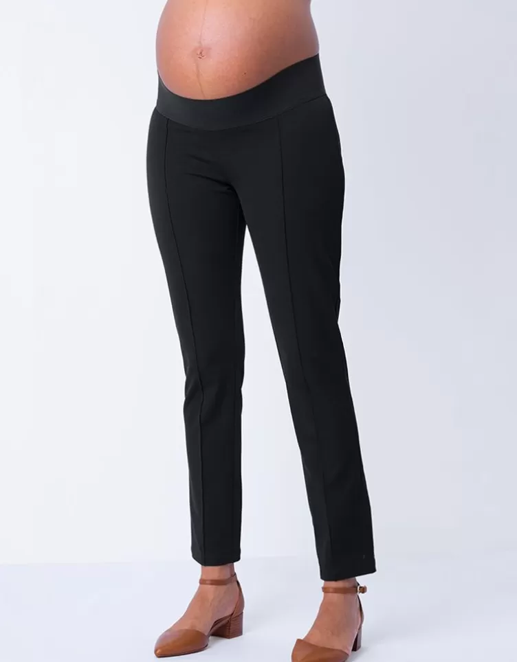 Seraphine Trousers & Skirts*Slim Black Maternity Trousers – Under Bump |