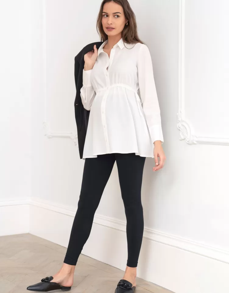 Seraphine Tops*Tailored Maternity Shirt |