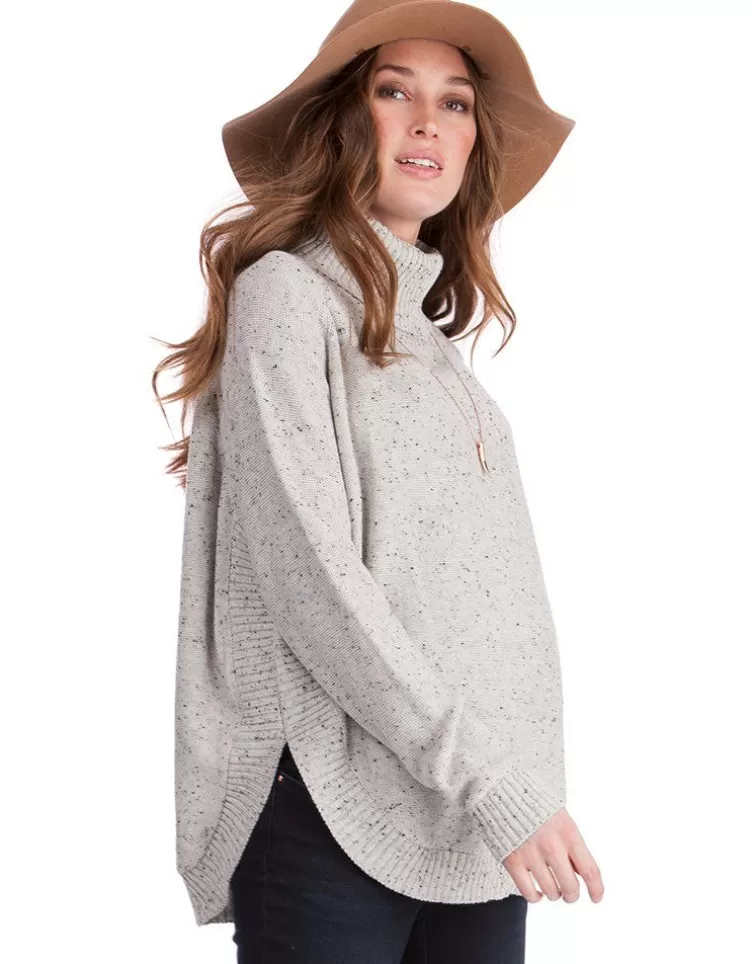 Seraphine Jumpers & Knitwear*Textured Knit Cape Maternity Jumper |