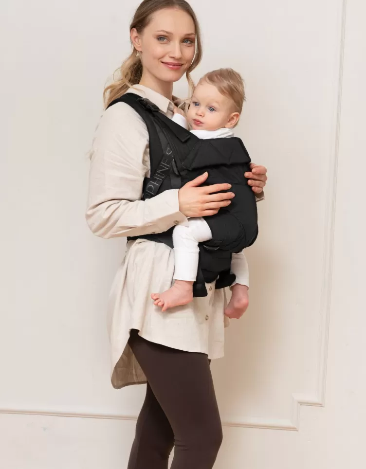 Seraphine CARIPOD™ | All Nursing*The CARIPOD™ | Baby Carrier - Black Cotton Canvas