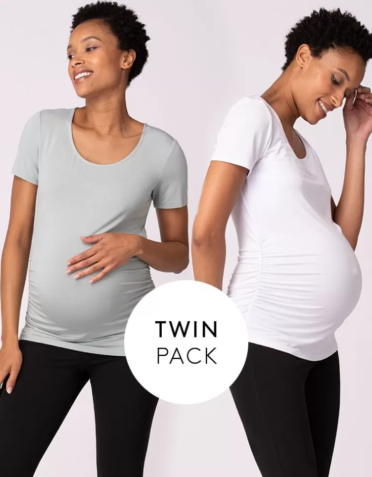 Seraphine Loungewear | Kits & Sets*Two Pack Essential Maternity T-Shirts |