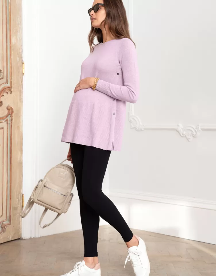 Seraphine All Nursing | Tops*Wool-Cotton Blend Peplum Maternity & Nursing Jumper |